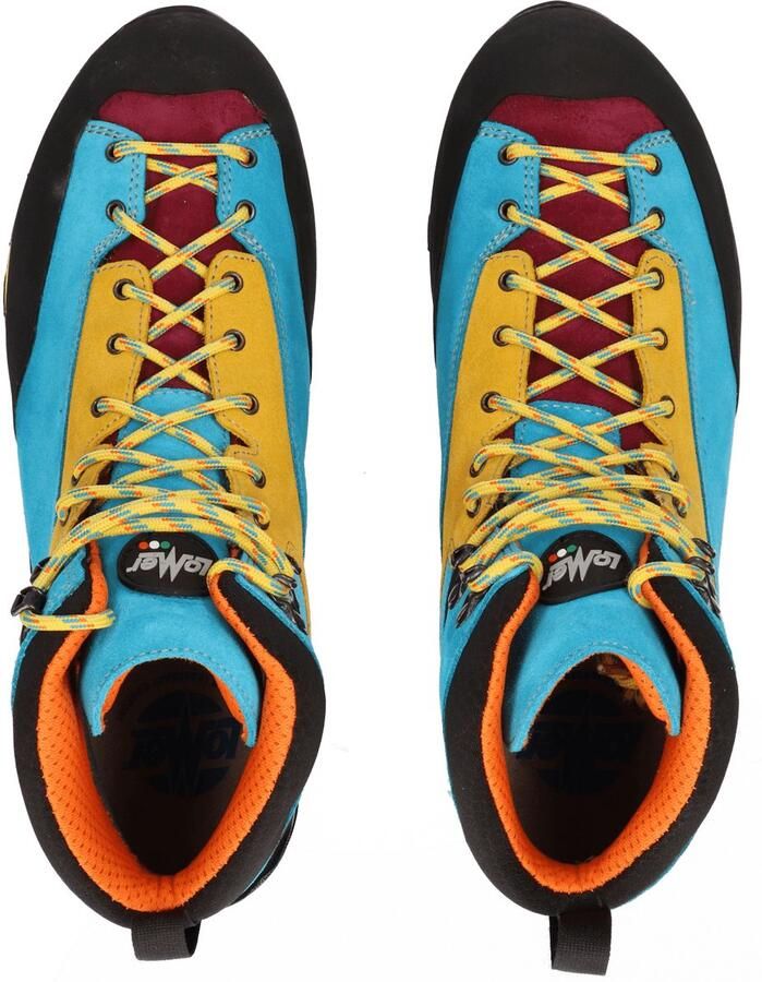 Lomer Badia High MTX Bergschoenen Soleil Turquoise Multi Suède 30033.A.01 - Foto 5