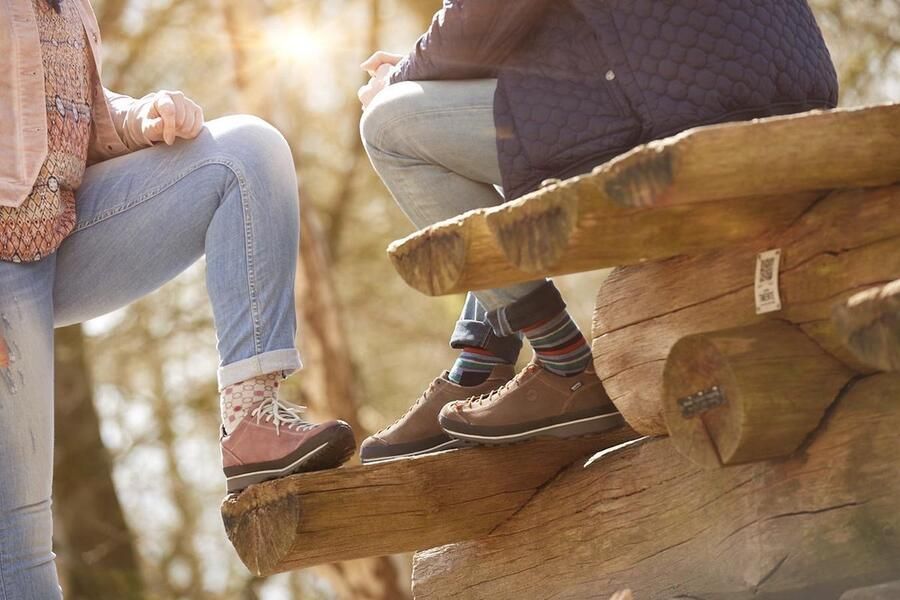 Lomer Bio Naturale MTX low roze wandelschoenen dames (50082.A.17) - Foto 8