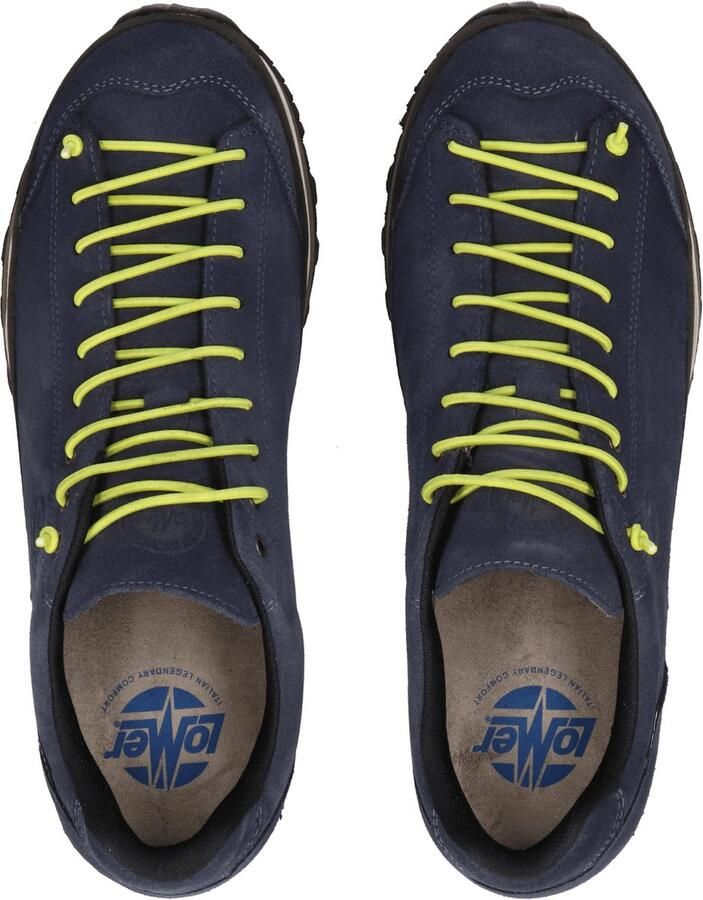 Lomer Bio Naturale Low MTX Wandelschoenen Flag Blauw Suède 50082.A.02 - Foto 4