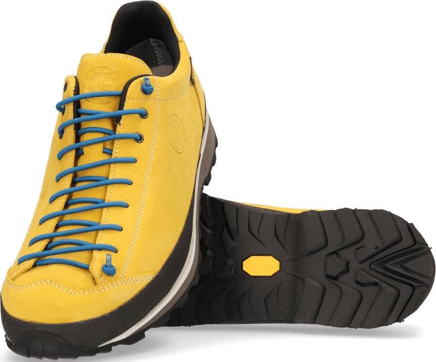 Lomer Bio Naturale Low MTX Wandelschoenen Soleil Geel Suède 50082.A.19 - Foto 4