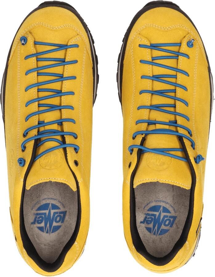 Lomer Bio Naturale Low MTX Wandelschoenen Soleil Geel Suède 50082.A.19 - Foto 5