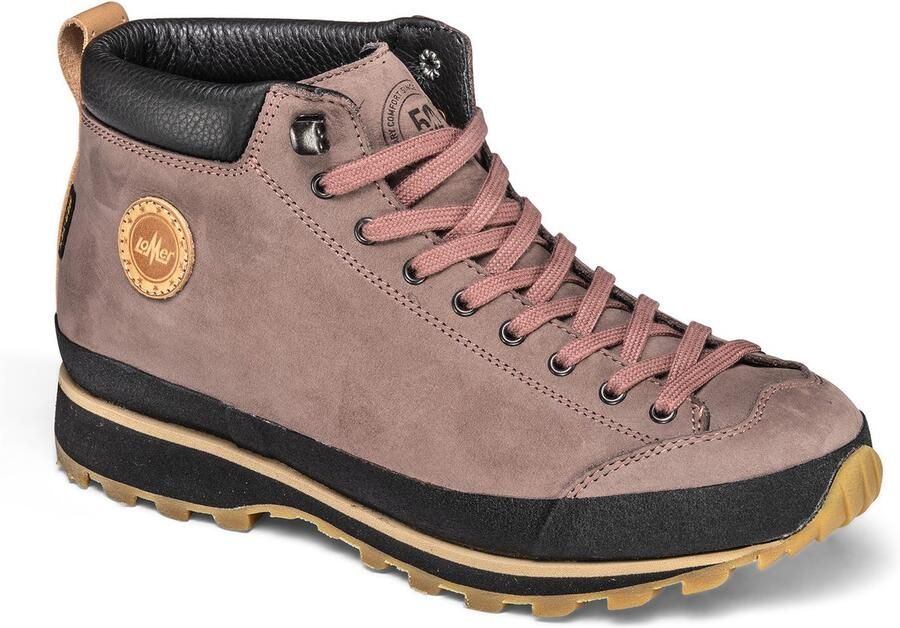Lomer Bio Naturale mid mtx roze wandelschoenen uni (38.50089.A.03)