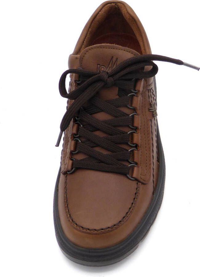 Lomer Heren Veterschoen New Valiant 50025.A.001 Bruin - Foto 5