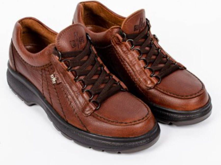 Lomer Heren Veterschoen New Valiant 50025.A.001 Bruin - Foto 4