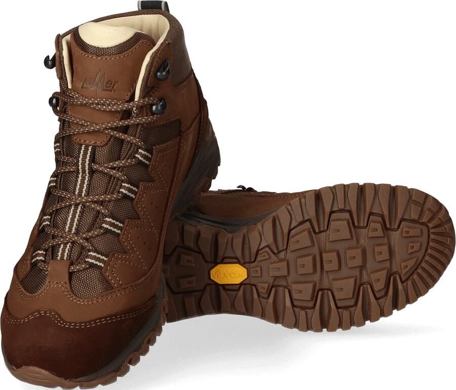 Lomer Sella High Premium MTX Wandelschoenen Brown Cognac Nubuck 30047.B.01 - Foto 4