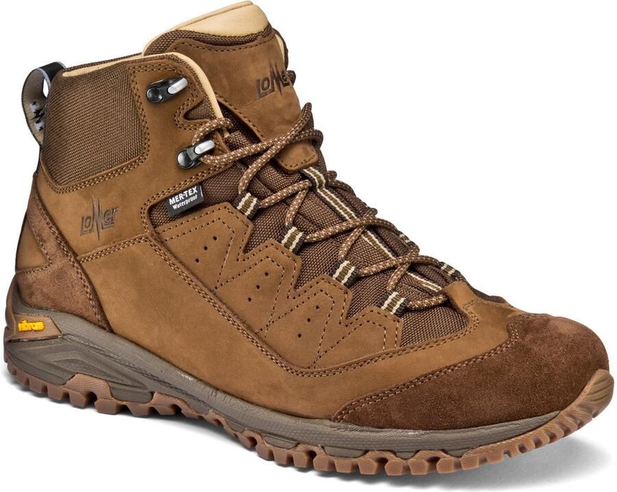 Lomer Sella High Premium MTX Wandelschoenen Brown Cognac Nubuck 30047.B.01 - Foto 6