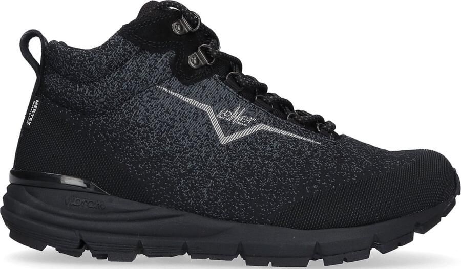 Lomer Spider Mid Ultra MTX Wandelschoenen Total Black Zwart Textiel 40001.A.07