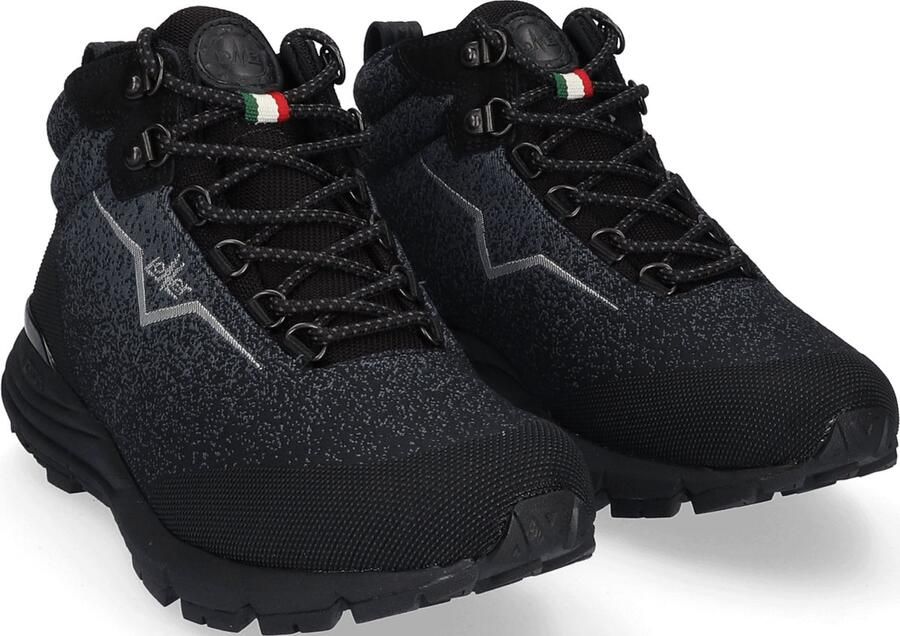 Lomer Spider Mid Ultra MTX Wandelschoenen Total Black Zwart Textiel 40001.A.07 - Foto 4