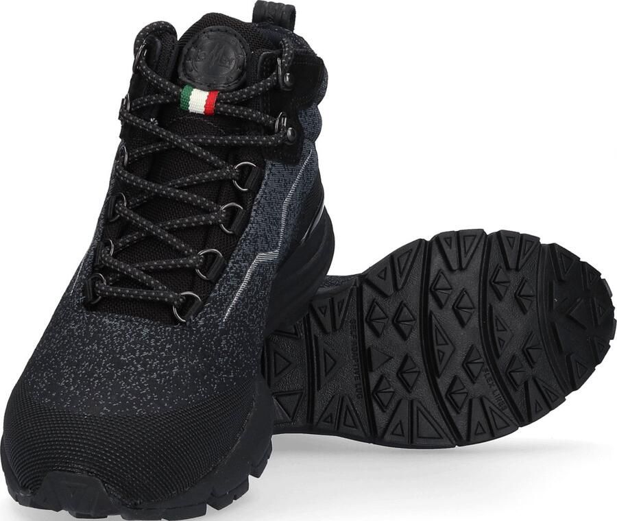 Lomer Spider Mid Ultra MTX Wandelschoenen Total Black Zwart Textiel 40001.A.07 - Foto 2