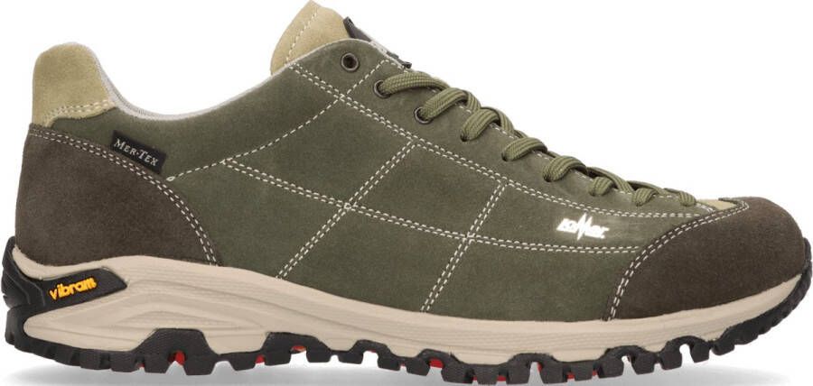 Lomer Maipos MTX Wandelschoenen Catfish Olive Groen Suède 70003.B.65