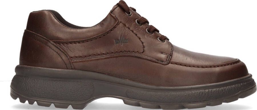 Lomer Vancouver Heren Veterschoenen Hunter Espresso Bruin Leer