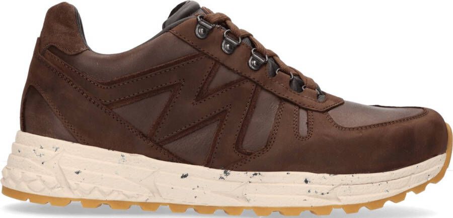 Lomer Vitality Fit Premium MTX Heren Wandelschoenen Brown Bruin Leer 60000.A.01