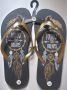 LONERIACCO Indiana teenslipper zwart goud met strass steentjes - Thumbnail 14