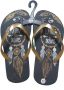 LONERIACCO Indiana teenslipper zwart goud met strass steentjes - Thumbnail 9
