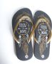 LONERIACCO Indiana teenslipper zwart goud met strass steentjes - Thumbnail 13