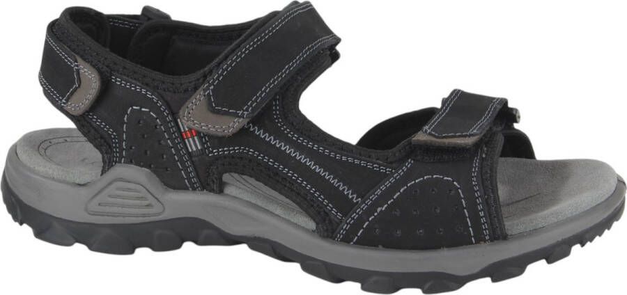 Longo 1112463-0 heren sandalen sportief zwart