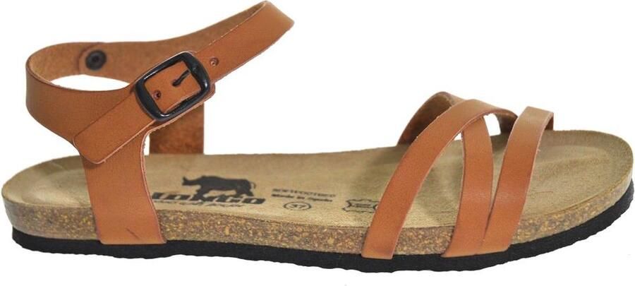 Longo 1006495 3 caffee Dames Sandalen Cogna