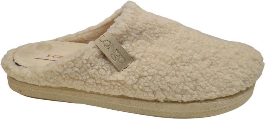 Longo 1135454 Crudo Dames Instap Pantoffels Beige