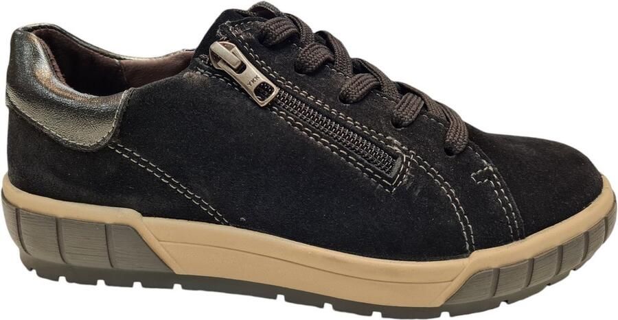 Longo 1135541 Black Black * Dames Sneakers Zwart