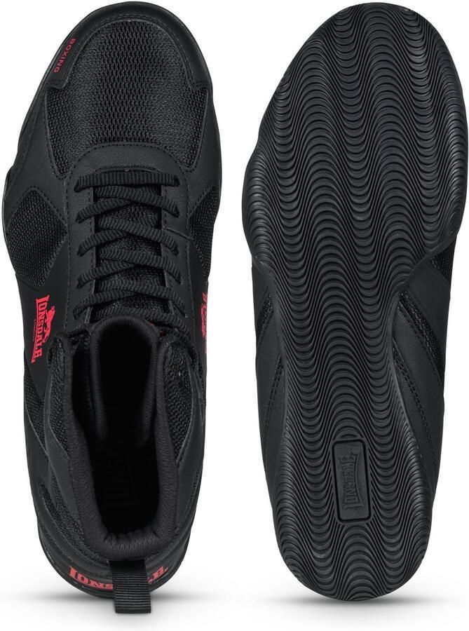 Lonsdale Boxing Shoes Heskin 160047 Black Red - Foto 2