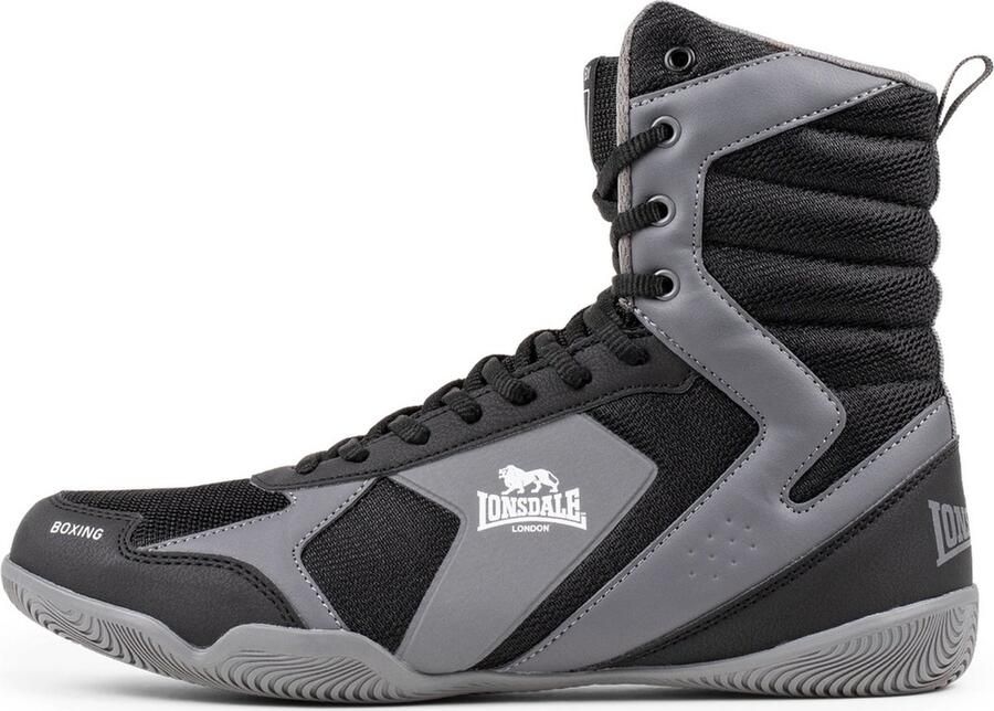 Lonsdale Heskin boksschoenen (1 paar) Zwart Grijs Wit