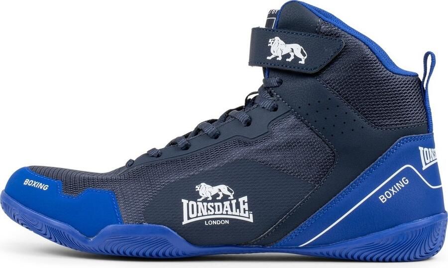 Lonsdale Rufford boksschoenen (1 paar) Navy Blauw Wit - Foto 2