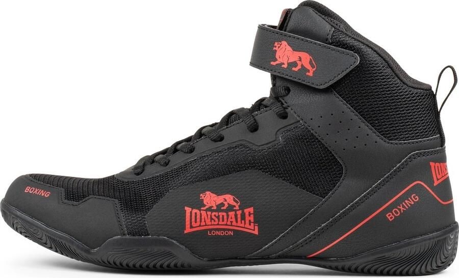 Lonsdale Rufford Boxschuhe (1 Paar) Black Red