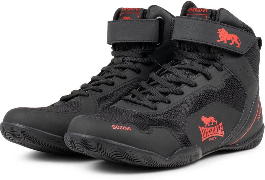 Lonsdale Rufford Boxschuhe (1 Paar) Black Red