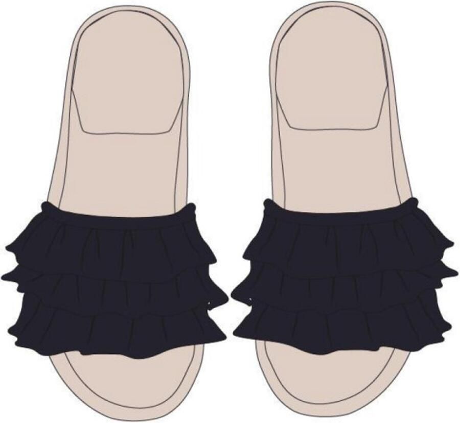 Lords & Lilies Pantoffels Antraciet Grijs 37