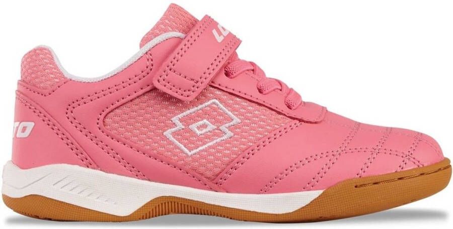 Lotto Schoenen WHIZER K Lage kindersneaker 2600120K ROZE WIT