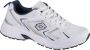 Lotto KITAURA Unisex sneaker lage schoenen 2400010U wit marineblauw - Thumbnail 4
