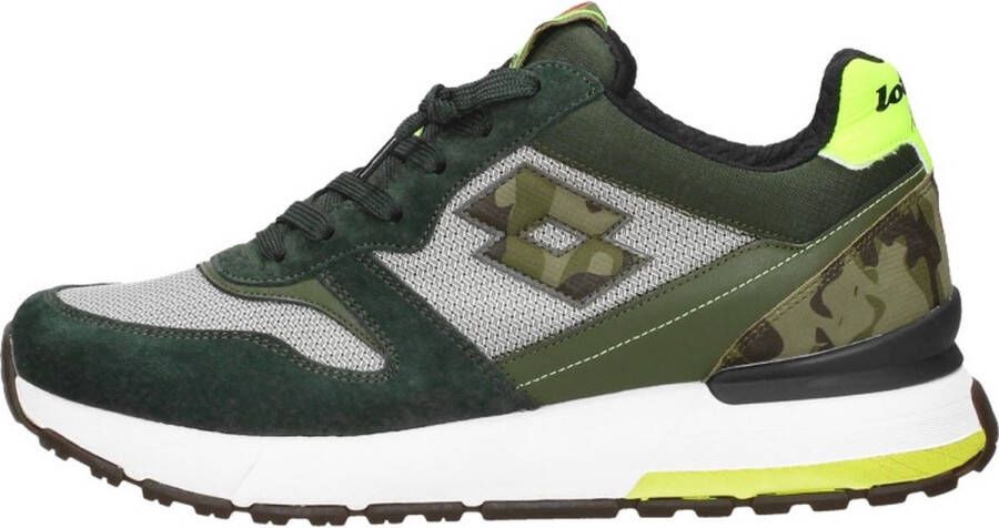 Lotto Leggenda Tokyo Ginza Camo Sneakers Laag groen