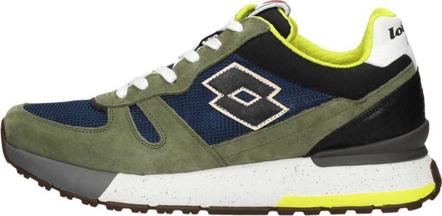 Lotto Leggenda Tokyo Shibuya Net Sneakers Laag groen