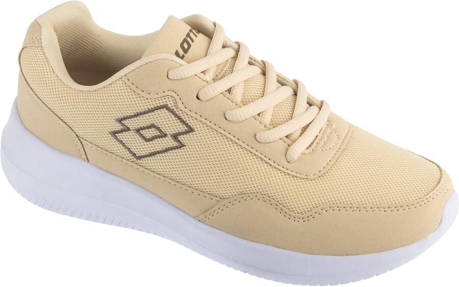 Lotto Connect To Vrouwen Beige Sneakers