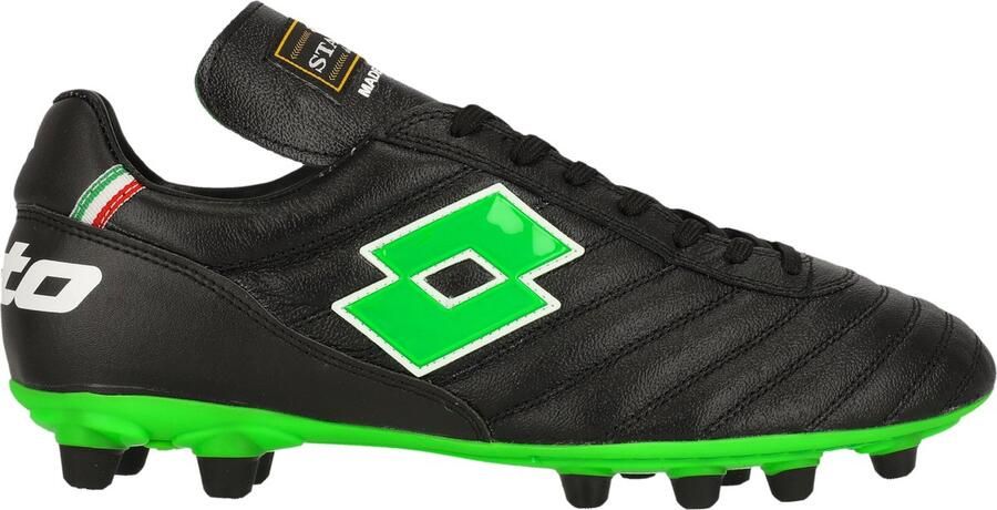 Lotto Stadio OG II Gras Voetbalschoenen (FG) Zwart Groen - Foto 1