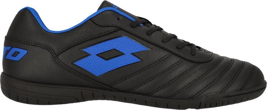 Lotto Milano 700 ID JR Sr. zaalvoerbalschoenen zwart kobaltblauw