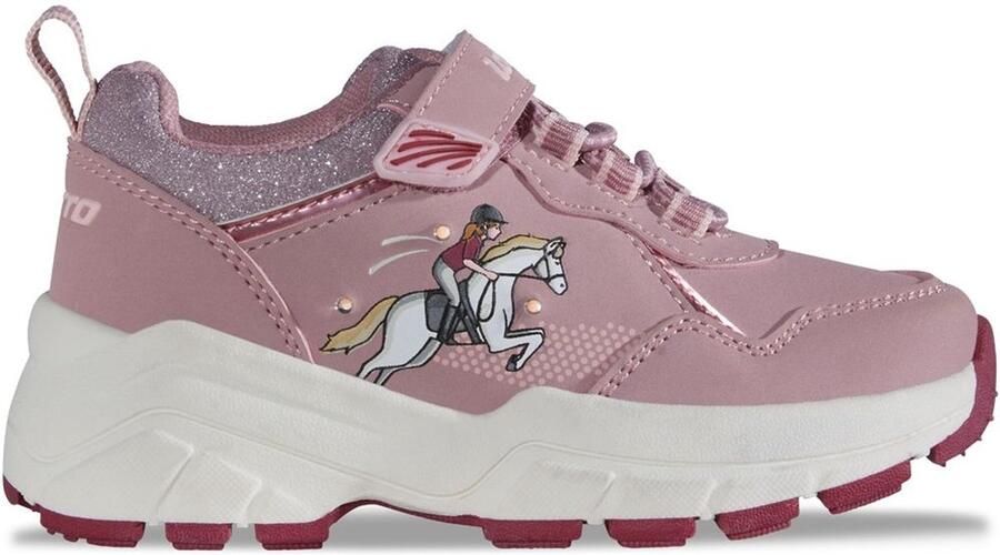 Lotto Kinder Sneaker Alvara Flashlight Shoes 2601190K Dk.Rose Rose
