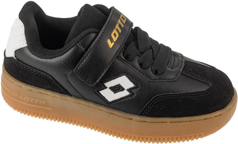 Lotto Makera K voor een Zwart Indoorschoenen
