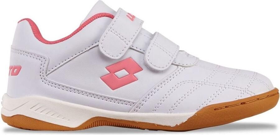 Lotto Shoes PACER K lage kindersneaker 2600110K wit roze