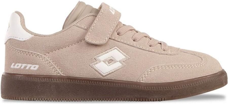 Lotto Kinder Sneaker Vintal S K Taupe White
