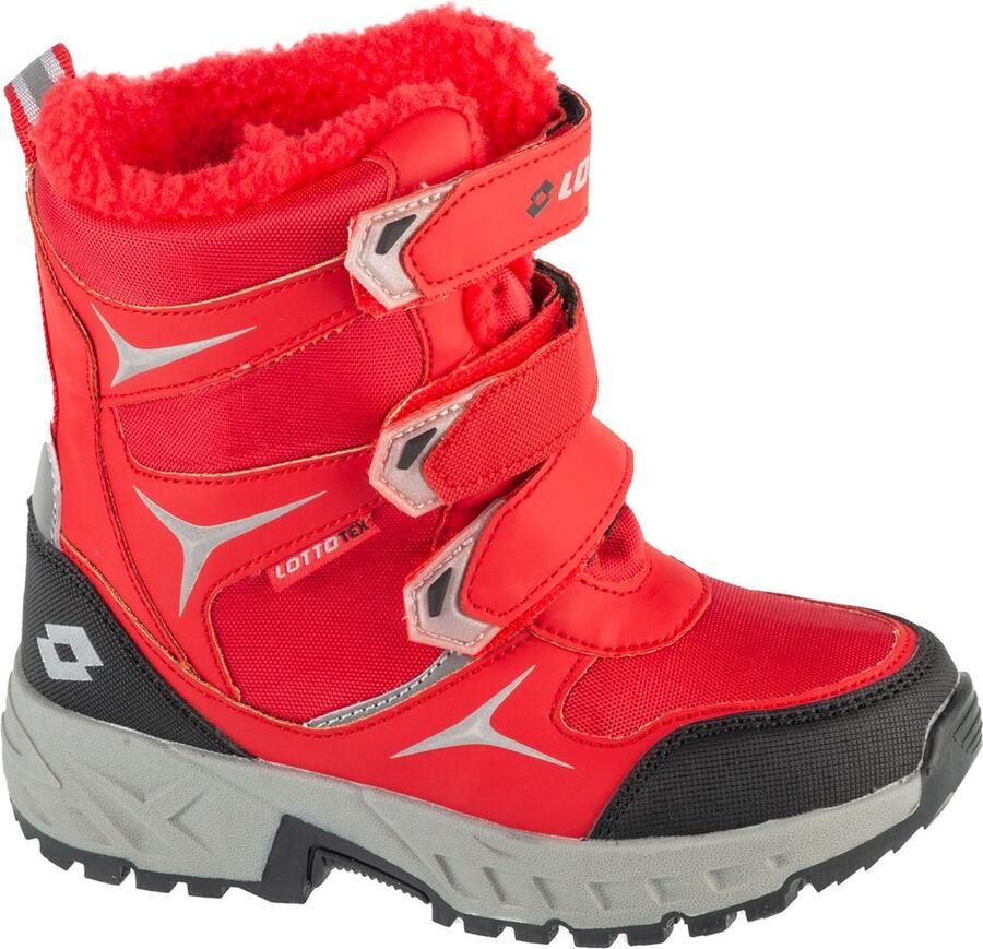 Lotto kinderschoenen voor de winter Pinecreek Tex K 2600550K Rood Zilver