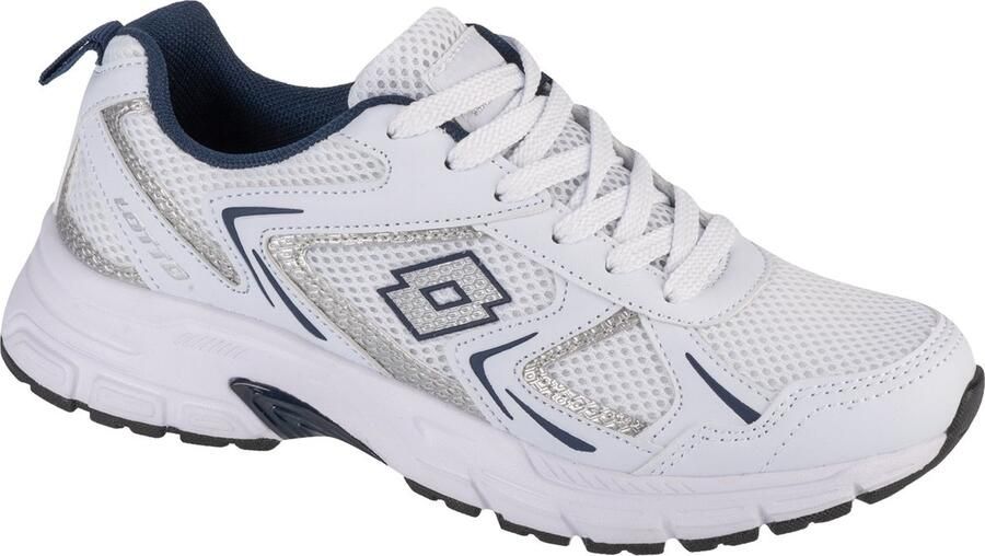Lotto KITAURA Unisex sneaker lage schoenen 2400010U wit marineblauw - Foto 2