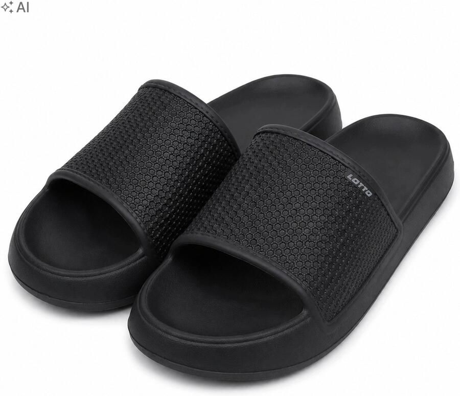 Lotto RONDA dames slippers zwart