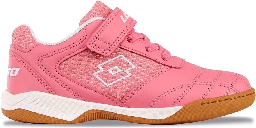 Lotto Schoenen WHIZER K Lage kindersneaker 2600120K ROZE WIT