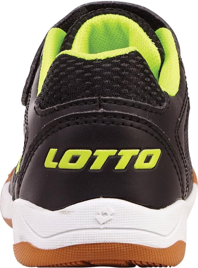 Lotto Schoenen WHIZZER K Lage kindersneaker 2600120K Zwart Geel