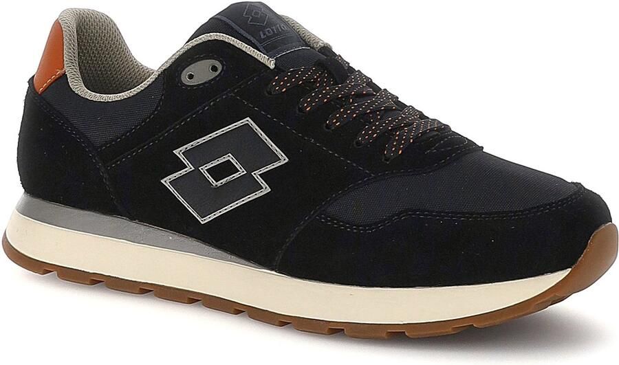 Lotto NEXT TRAINER AMF II SUE NY ALL BLACK WARM GRAY 4U ASPHALT FW Sneakers