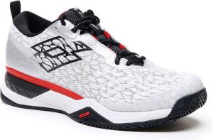 Lotto Raptor Hyperpulse 100 Heren Clay Sportschoenen Tennis Smashcourt White Black Red