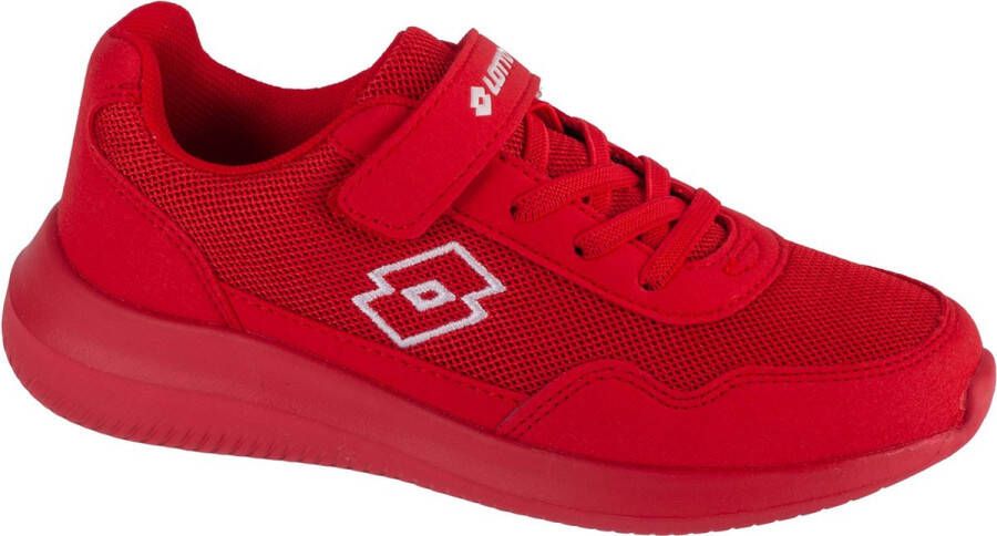 Lotto Schoenen CONNECT OC K Lage kindersneaker 2600001K ROOD WIT