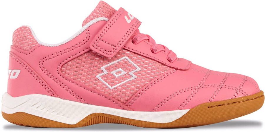Lotto Schoenen WHIZER K Lage kindersneaker 2600120K ROZE WIT