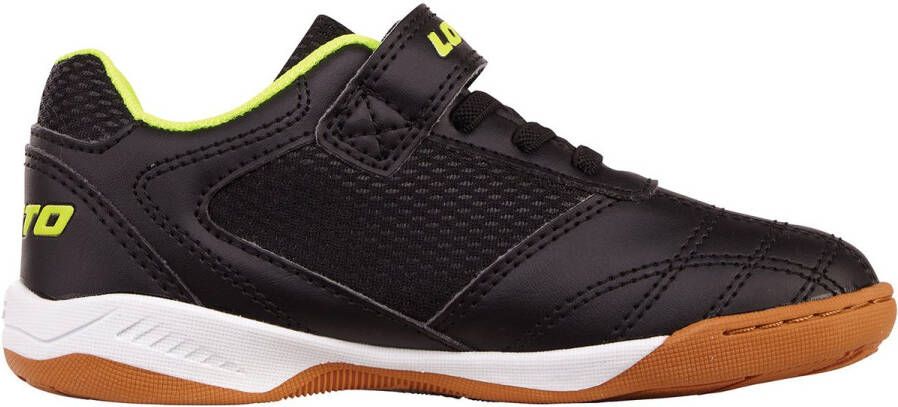 Lotto Schoenen WHIZZER K Lage kindersneaker 2600120K Zwart Geel